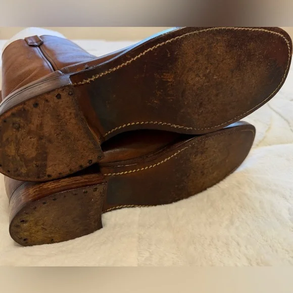 VINTAGE! RARE! Barrie Ltd Booters of New Haven by Alden Custom Made 12” Boots 10